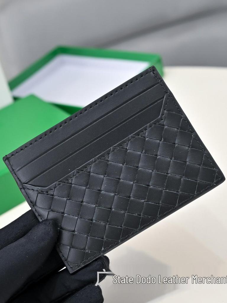 Premium Ultra-Thin Genuine Leather Card Holder with Double-Sided Multi-Slot Design