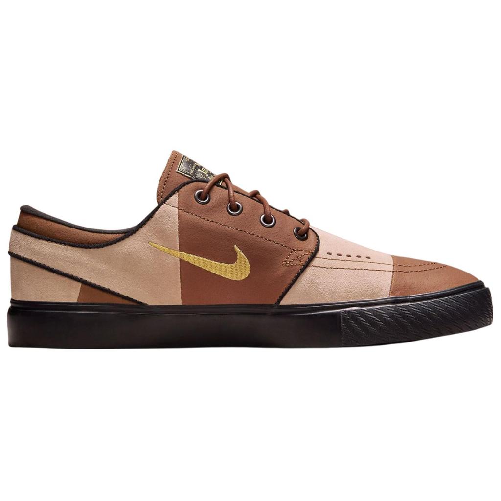 Nike SB Zoom Janoski OG+ Premium Light British Tan Hemp Black Saturn Gold Men's Skate Shoes HQ1629-200