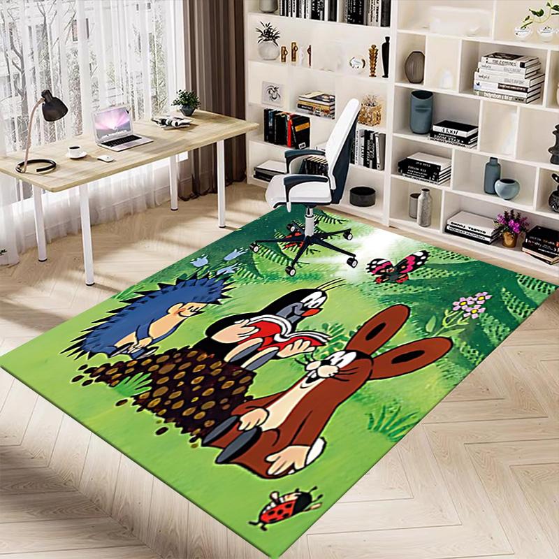 Butterflies Friends Carpet For Playroom Bedroom Living Room Sofa Home Decorkids Game Area Rug Nonslip Floor Mat
