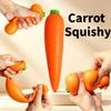 Carrot Squishy Fidget Sensory Toy Elastic Vent Stress Relief Portable Dorm Leisure Party Favor Present Anti-stress Toys Adults