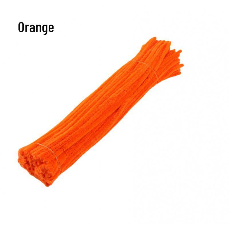 Chenille Stems [Zinc Art] Macaron Wool Strips for DIY Children's Toy and Bouquet Crafts.