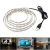 5V USB LED 2835 Monochromatische Lichtleiste mit Selbstklebender TV-Hintergrund.