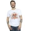 DC Comics Mens Shazam Retro Circle Distressed T-Shirt