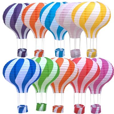 30/40CM Wedding Birthday Decor Hot Air Balloon Paper Lantern Christmas Festival Bar Decor Craft DIY Hanging Air Balloon Lantern