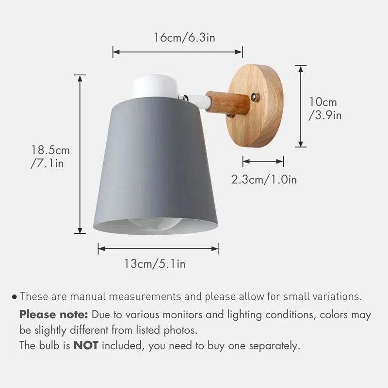 Wall Lamp Macaron Simple Iron Decor Wall Sconces For Bedroom Bedside Study Entryway Aisle Nordic Home Indoor Decorative Lights