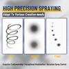 Professional Double Action Airbrush BD-130 Mounted 0.3mm Nozzles And Needles