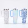Good Quality 304 Stainless Steel High-value 40oz Bingba Cup Outdoor Portable with Handle Straw Thermos Cup