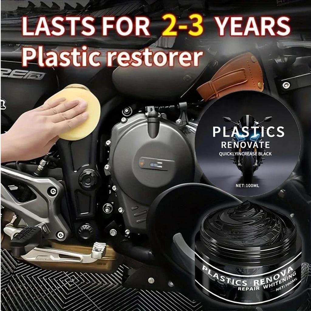 Car Plastic Restorer Back To Black Gloss Auto Interior Leather & Panel Renewal Wax Coating Agent Auto Polish And Repair Coating