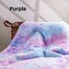 Rainbow Tie-Dye Plush Fabric By The Meter for DIY Toy Blanket Pillow Carpet Doll Sofa Hat Sewing Imitation Rex Rabbit Fur Cloth