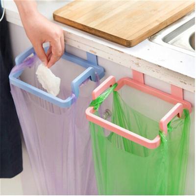 Rubbish Waste Bag Holder Hanging Racks Garbage Bracket Cupboard Kitchen Hanger