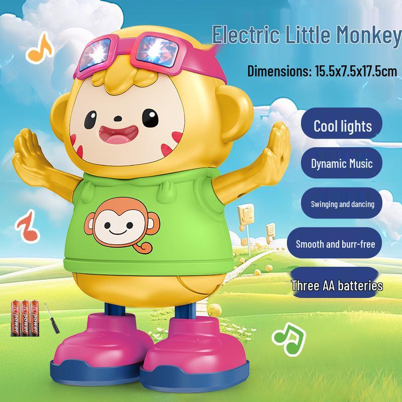 Electric Rocking Penguin Toy with Lights, Music, Singing & Dancing Functions