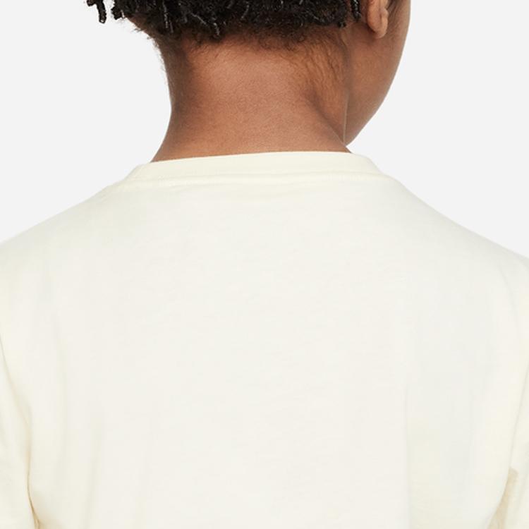 Nike T-Shirt Balloon Letter Logo Print Round Neck Short Sleeve Kids Tops FQ0920-113