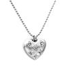 Minimalist Luxury Metal Heart Necklace Delicate Design Fade Resistant Fashion Jewelry