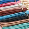 For Bags Pu Leather Tassel Keychain Tassel Hanging Pendant Ring Holder KeyRing Ornaments