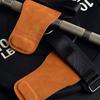Double Layers Pu Leather Gloves Wrist Straps For Weight Lifting Grips Women Men Gym Deadlift Training Bench Press Pull-Up Gloves