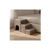 Pet Steps Upholstered Pet Stair Step Dog Stairs Cushioned Dog Steps Boxy for Pets, Bed, Sofa