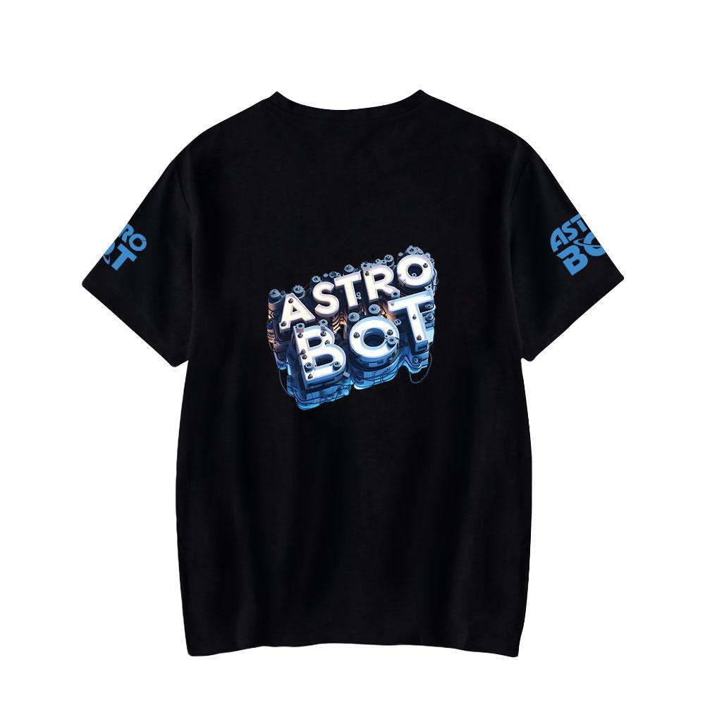 Astro Bot Anime Women Men's T-shirts Cartoon Printed O-Neck Oversized Short Sleeves Fashion Mens Clothing Streetwear