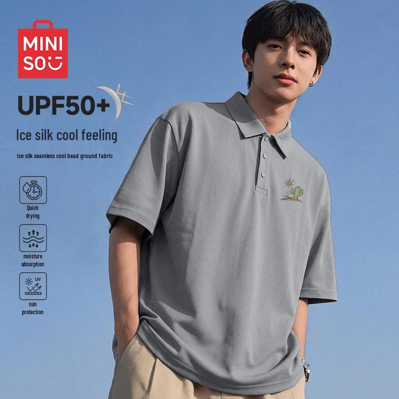 MINISO Men s Quick-Dry Polo Shirt M