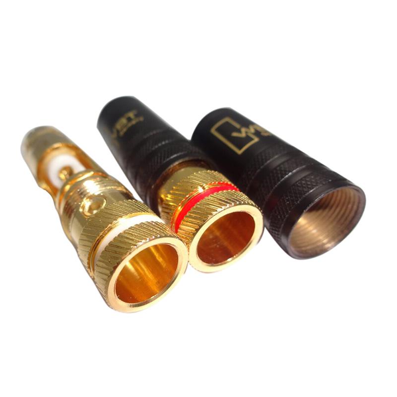 1ks WBT-0144 pozlacený RCA konektor s pájecím zámkem, pro připojení audio/video konektorů