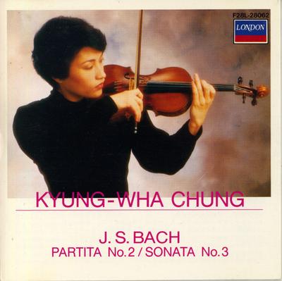 CD JOHANN SEBASTIAN BACH - KYUNG-WHA C - Partita No. 2 In D Minor For Solo V F28L28062 London Records Japan Classical Used
