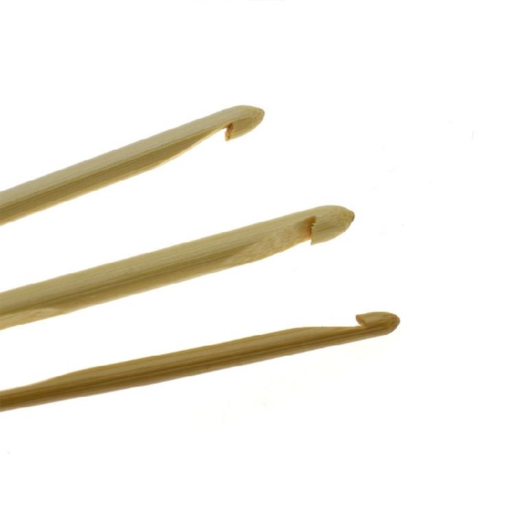 12 Stück Holz Tunesische Häkelnadel mit langem Kabel zum Stricken Gobelin-Herstellung 3,0 mm-10 mm Rundstricknadel