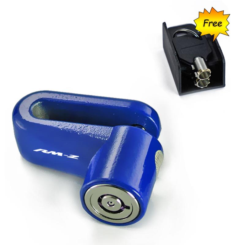 

Для SUZUKI RMZ250 RMZ450 DRZ400SM RMZ 250 450 DRZ 400 2004-2008 2010-2016 Аксессуары для мотоциклов Замок безопасности Противоугонный замок синий