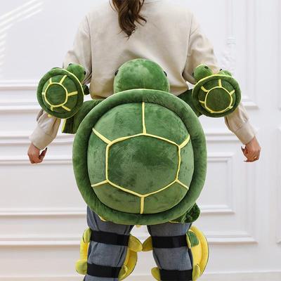 Thickened Ski Protective Gear: Wearable Turtle Shell Plush Toy for Hip and Knee Protection