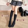 Retro Perforated Wool Ankle Socks, Children's Mid-length Pile Socks, Winter and Autumn Warm Long Socks, Boot Socks