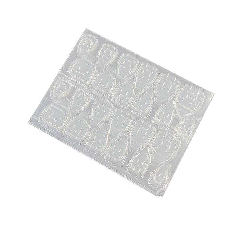 Clear Jelly Gel Double-Sided Nail Tape - High Adhesion, No Trace, Removable