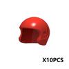 Military Building Blocks Accessories Soldier Figures Soviet Helmets Guard Hat Navy Pirate Firefighter Army Hats Mini Bricks Toys