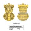 Pure Gold 999 Mobile Phone and Refrigerator Sticker Set: Princess Wealth Design with Gold Flakes