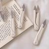 Practical Covered Small Scissors for Pure White Unpacking Express Delivery Multi Functional Small Scissors Handmade Scissors