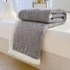 Winter Blanket with Double-sided Tafu Velvet and Extra Thick Multifunctional Light Luxury Office Nap Jacquard Cover Blanket