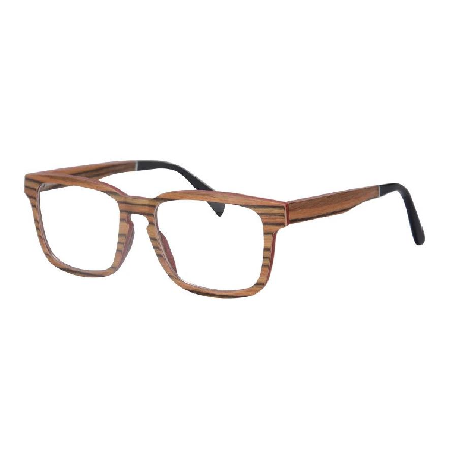 Men's glasses nature wooden eyewear Ebony Zebra wood hand made prescription glasses myopia blue light computer glasses custom