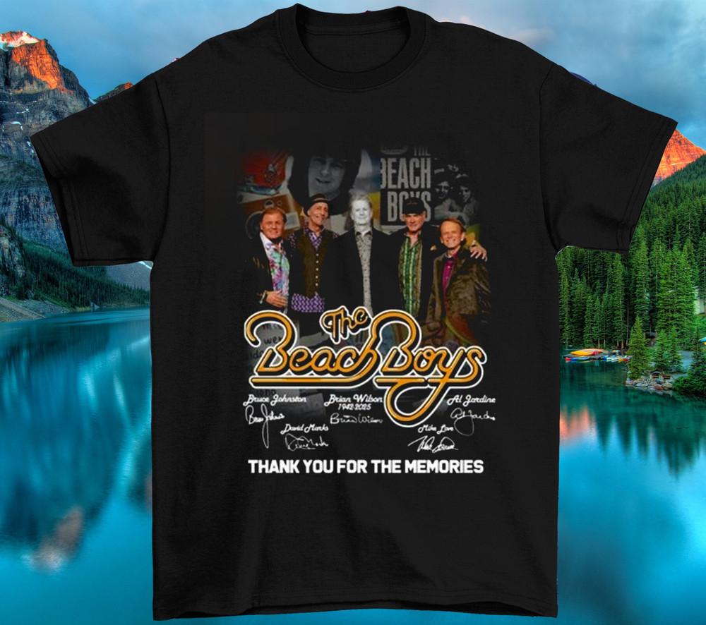 

BAND The Beach Boys Thank You For The Memories Signatures 2025 T SHIRT MR2012 Unisex T-Shirt XXL