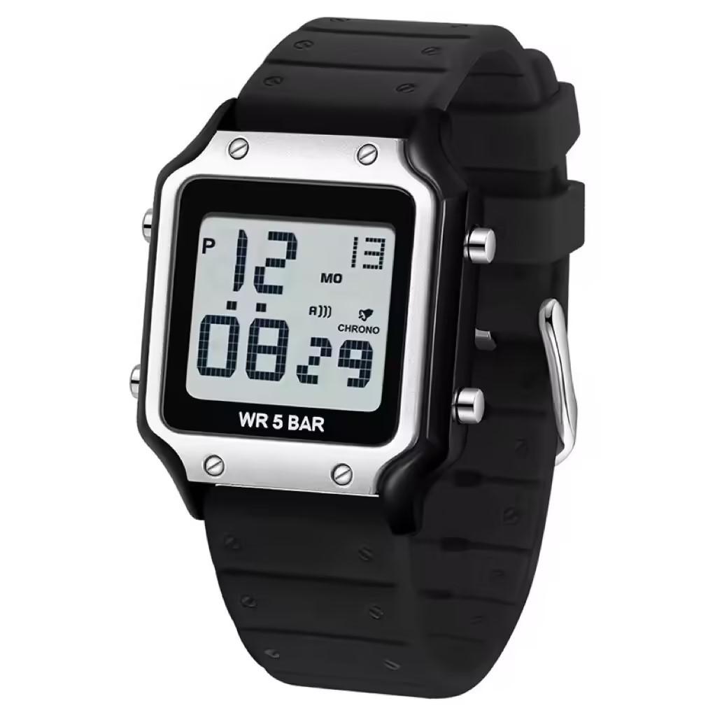 Watch Student Sports Waterproof Electronic Watch Multifunctional Chronograph Alarm Clock Electronic Watch