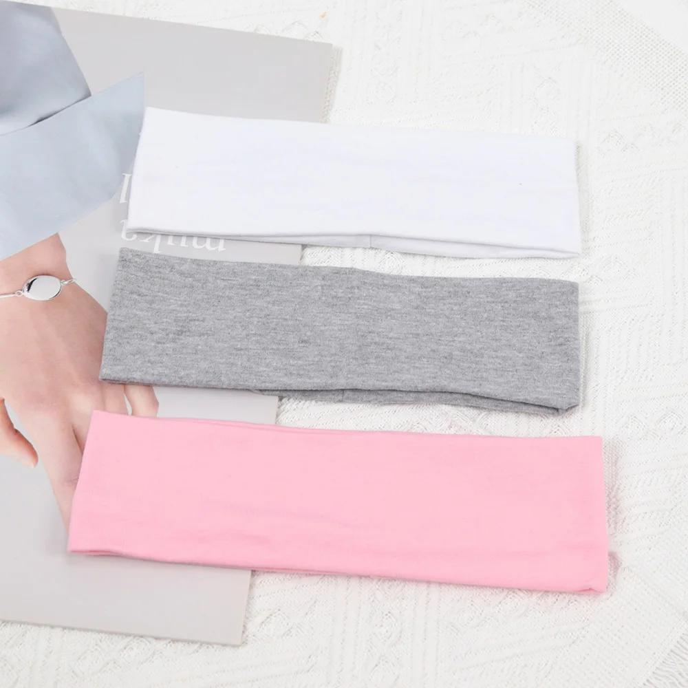 3Pcs Fashion Sports Headbands for Women Elastic Hair Bands Running Fitness Yoga Hair Bands Stretch Makeup Hair Accessories