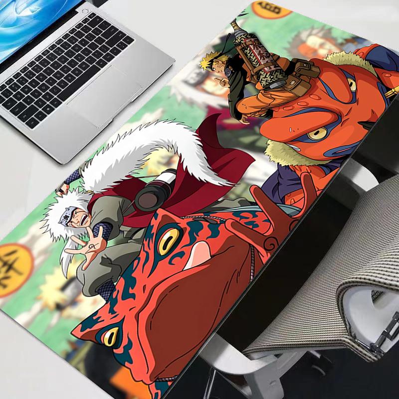 Large Esports Mouse Pad Smooth Flexible Rubber Gamer PC Naruto Computer Keyboard For CSGO Kawaii Anime Durable Mosuepad