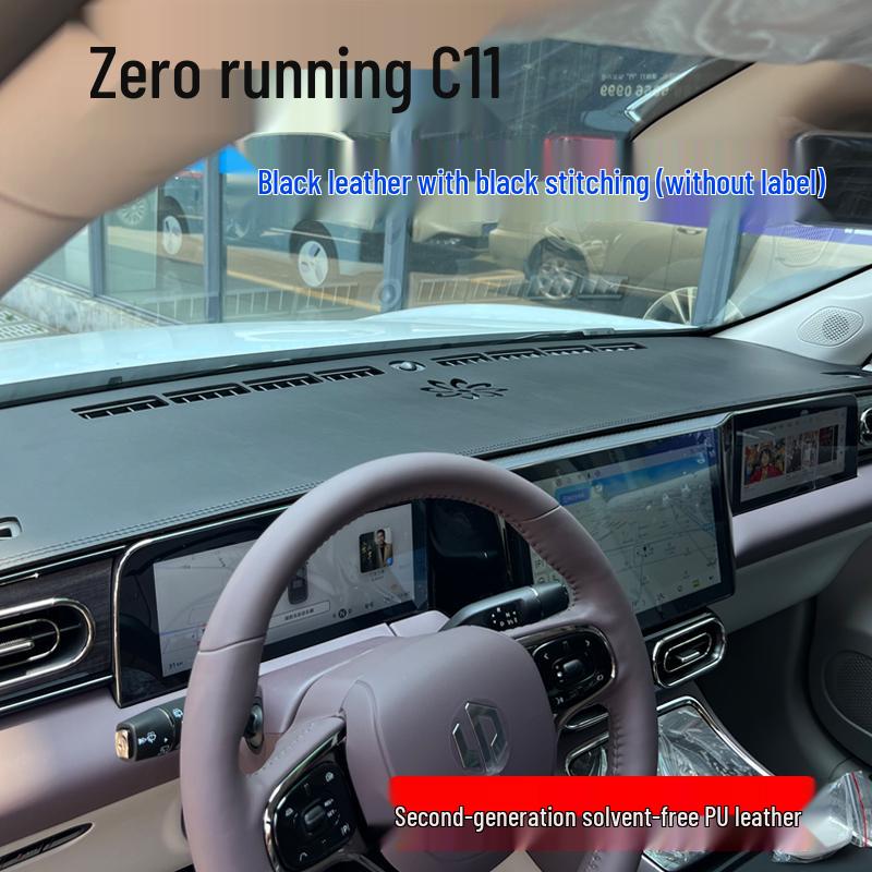 2023 Leapmotor C11 Gösterge Paneli ve Konsol Koruması için Süet Güneşlik Matı