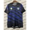 Hot Selling New Football Uniform 3D Printing Old Boy Red and Black Splicing Parent-child Breathable Sports Short Sleeved T-shirt