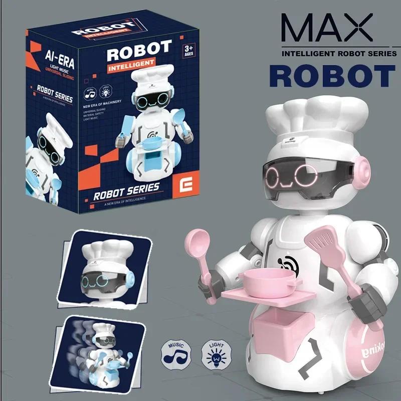 Walking Chef Bot Singing Toy: Interactive Educational Robot for Preschool Kids' Creative Play