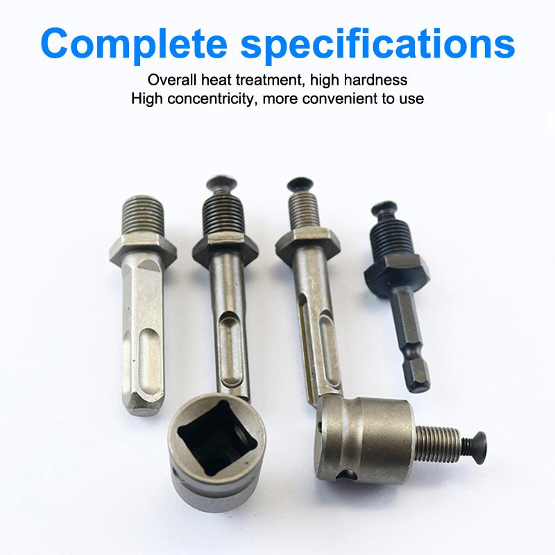 Bohrfutter Schnellwechseladapter 1/2 3/8 Gewinde Schlagschrauber Umbau Sds-Plus Sechskantaufnahme Vierkant Weiblicher Adapter