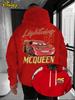 2025 Disney Cars Lightning McQueen Hoodie Loose Hoodie Sweatshirt Birthday Gift for Disney Pixar Cars Fans