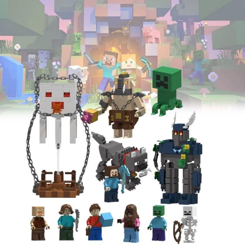 Minecraft Building Blocks Boy Kids Educational Puzzle Toy Creative Fun Gift