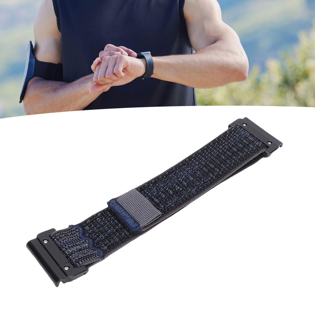 26mm Width Watch Band Fit for 8 Pro 51mm 7X 6X 5X Smartwatch Soft Sweatproof Smartwatch Nylon Sport Strap
