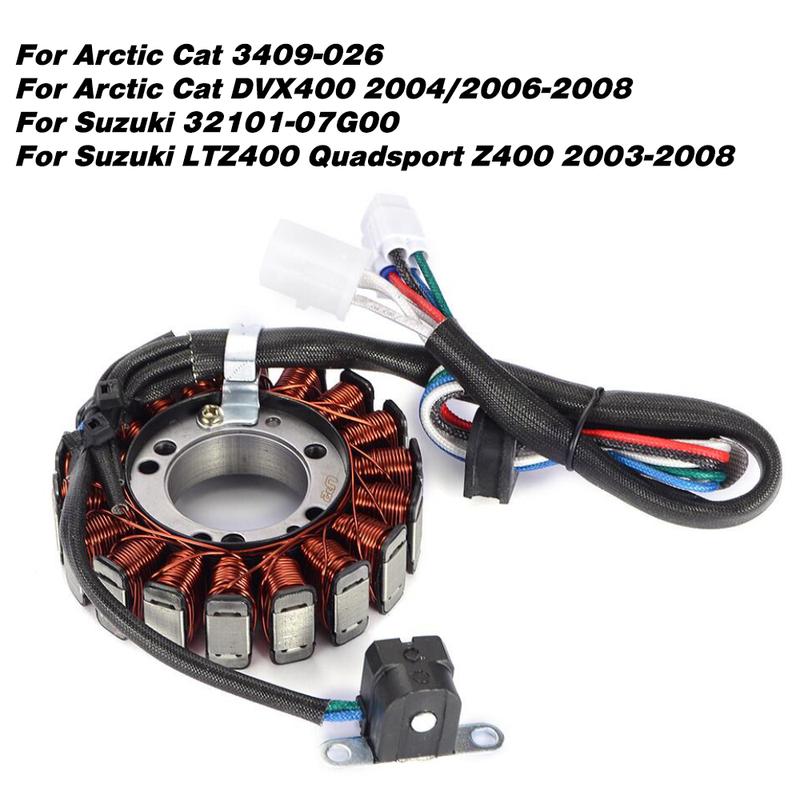 Stator Coil For Suzuki LTZ 400 Quadsport Z400 LTZ400 32101-07G00 Magneto Arctic Cat DVX400 DVX 400 For Kawasaki KSF400 KFX400