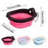 Portable Collapsible Dog Water Bowl Lightweight Pet Food Water Feeding Tray  Outdoor