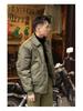 Normanlong Men's Trendy Cotton Pilot Jacket, Air Force Military Style with Turn-Down Collar, CWU-45P Baseball Jacket