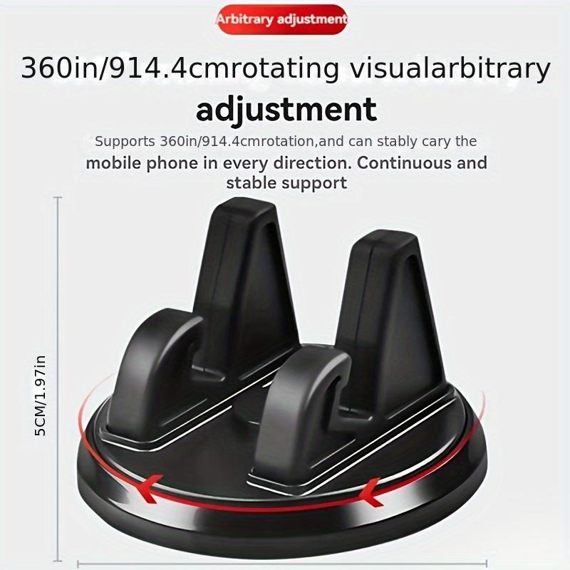 Car Mount Non-Slip 360° Rotatable ABS Dashboard Mount Adjustable Car Phone Holder for GPS and Mobile Devices,Adjustable Phone Stand