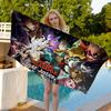 Anime M-My H-Hero A-Academia Beach Towel Colorful Bath Towels For Girl Microfiber Quick Dry Custom Sand Free Beach Yoga